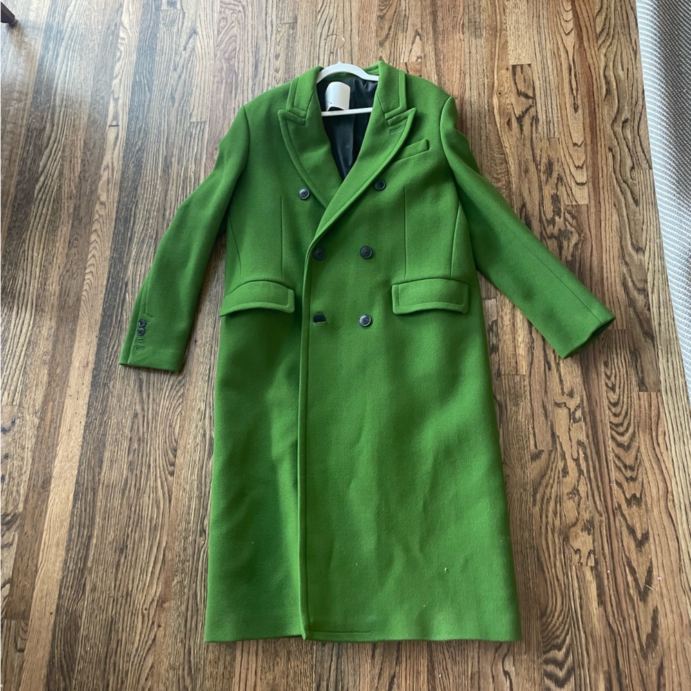 AMI Virgin Wool Overcoat